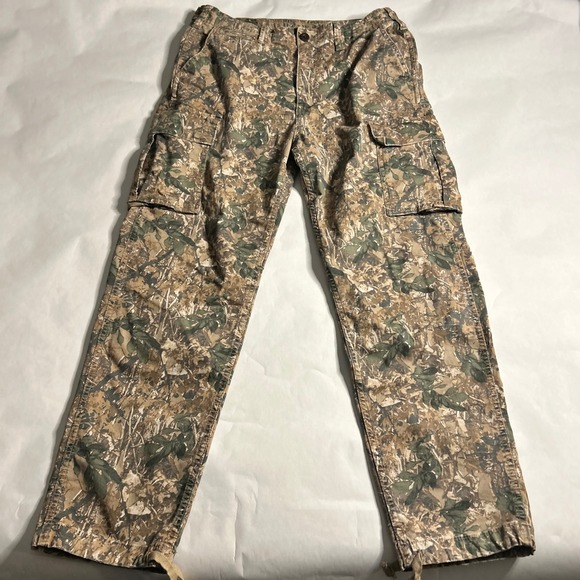American Eagle Outfitters Camo Cargo Pants Mens 30x32 Flex Cotton Blend Outdoor - Picture 1 of 7
